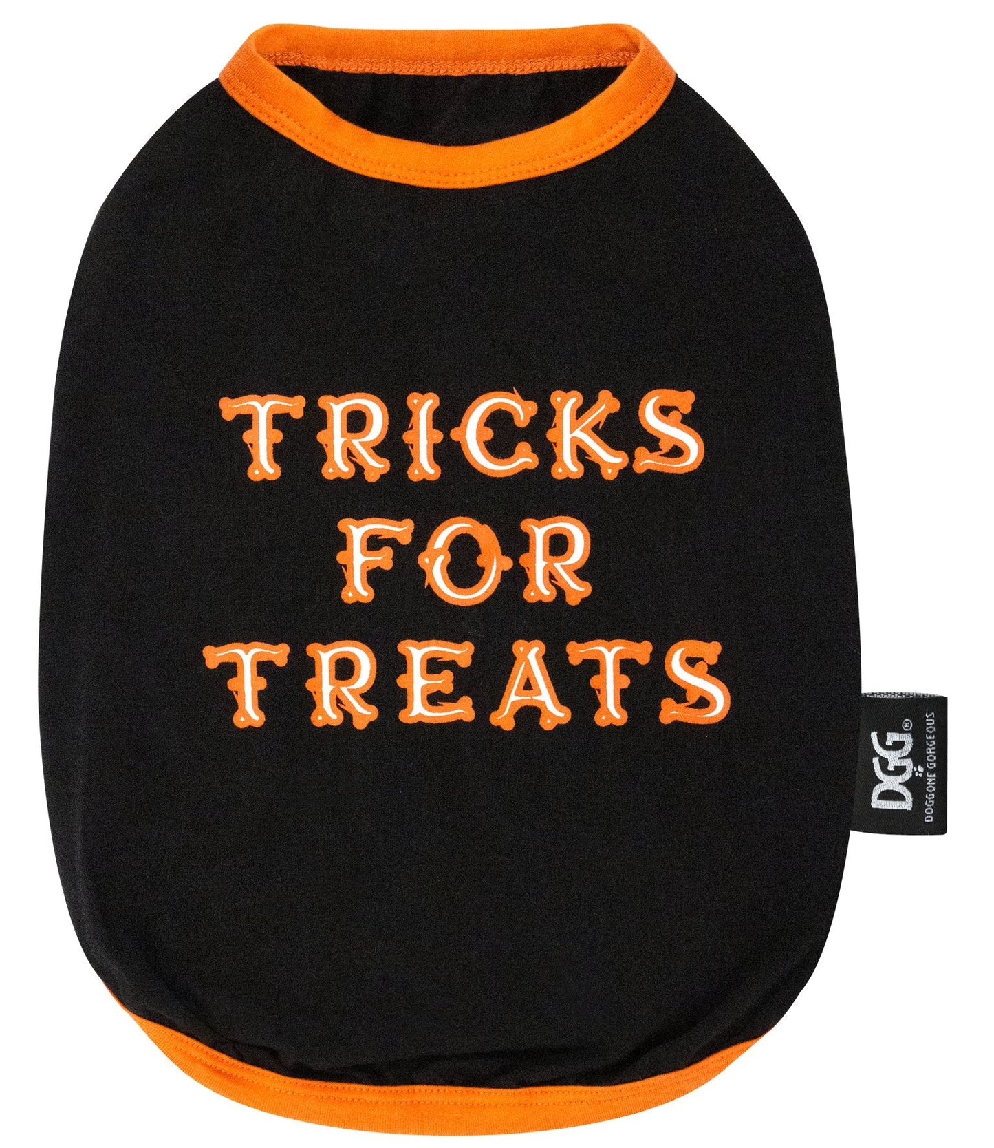 DGG Tricks For Treats Halloween Dog T-Shirt - My Pooch and Me