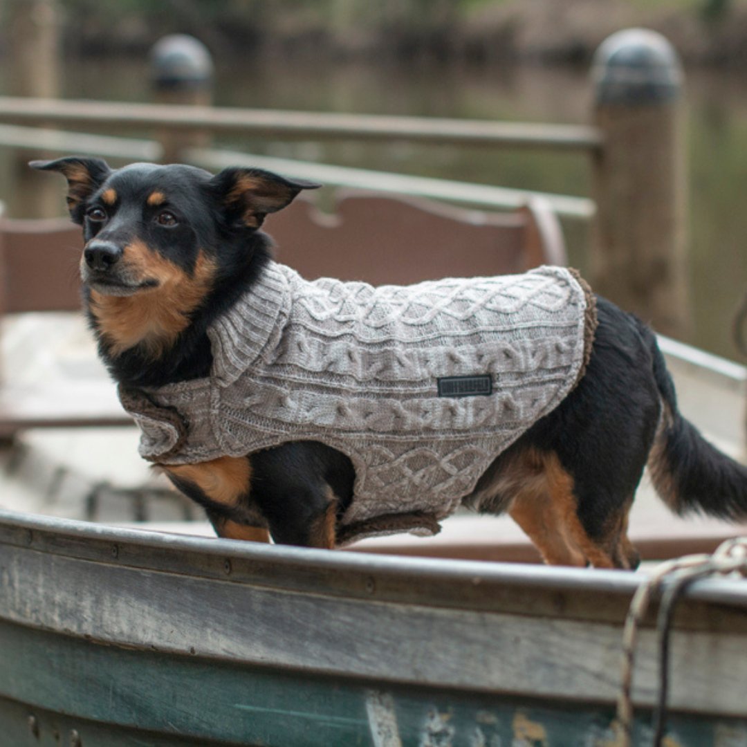Ruff N Rugged Birch Wooley Knit Dog Coat - My Pooch and Me