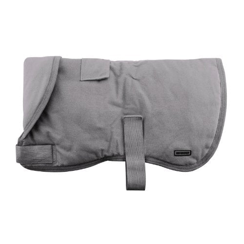 Ruff N Rugged Water - Resistant Grey Canvas Dog Coat - My Pooch and Me