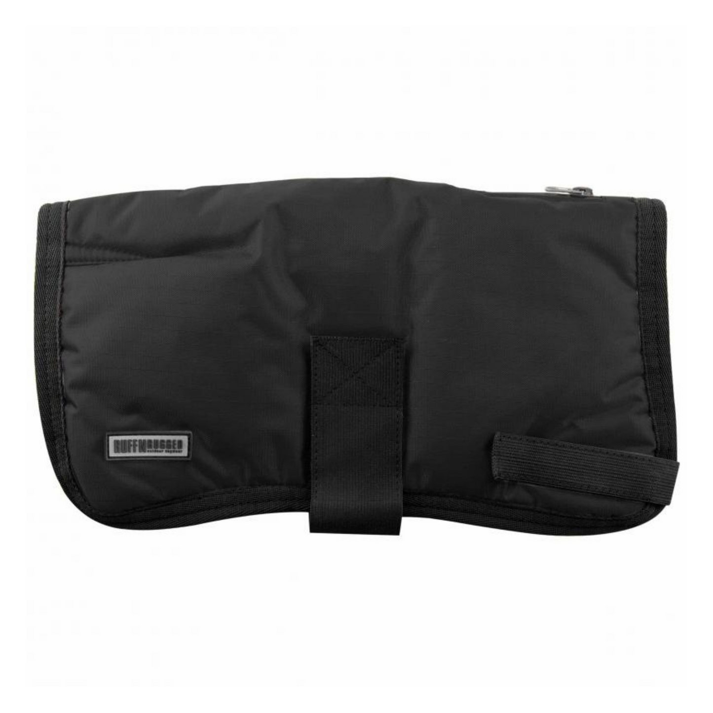 Ruff N Rugged Black Oilskin Waterproof Dog Coat