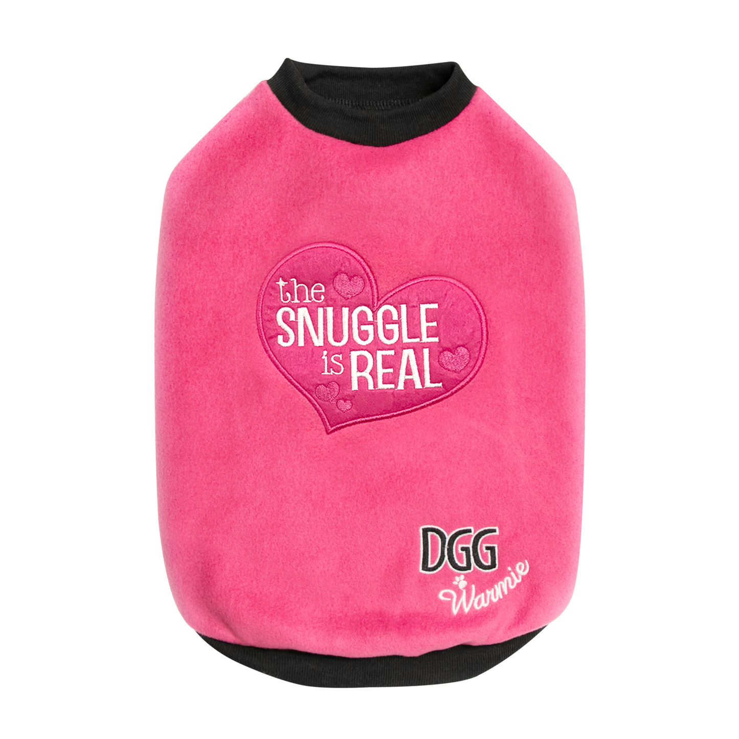 DGG Pink The Snuggle Is Real Warmie Dog Jumper