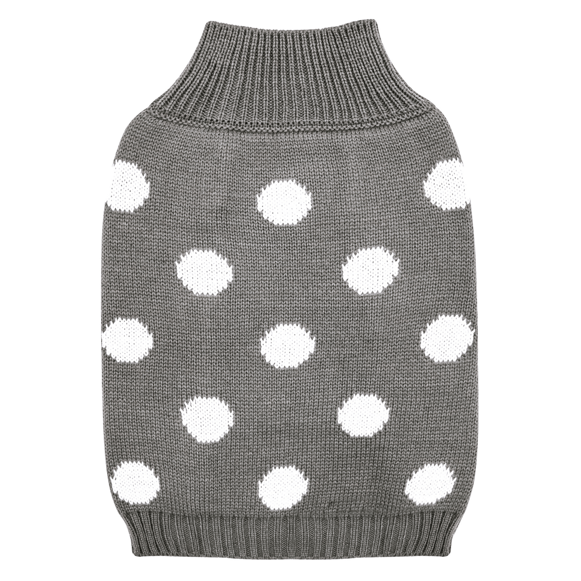 DGG Grey Dot Knitted Dog Jumper - My Pooch and Me