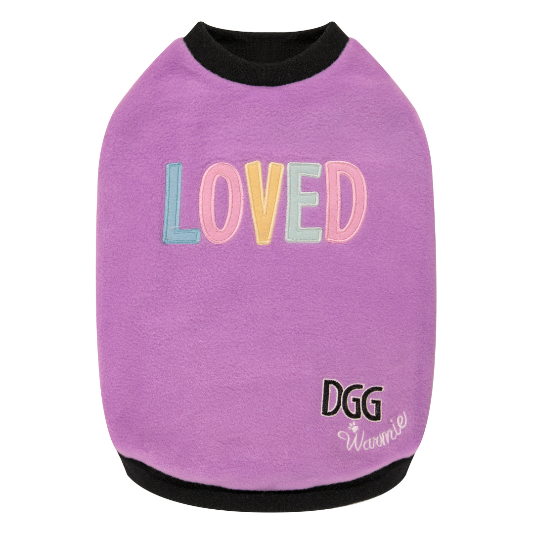 DGG Lilac Loved Warmie Dog Jumper