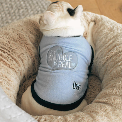 DGG Baby Blue The Snuggle Is Real Polar Fleece Dog Warmie - My Pooch and Me