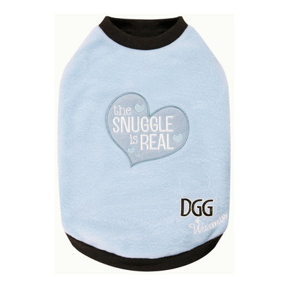 DGG Baby Blue The Snuggle Is Real Polar Fleece Dog Warmie - My Pooch and Me