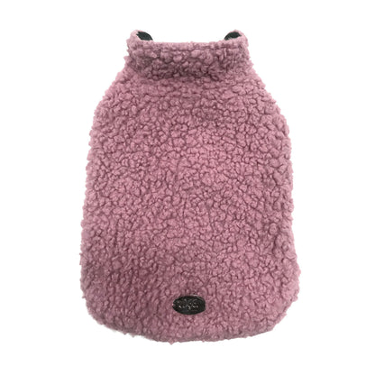 DGG Blush Pink Little Bear Fluffy Dog Coat - My Pooch and Me