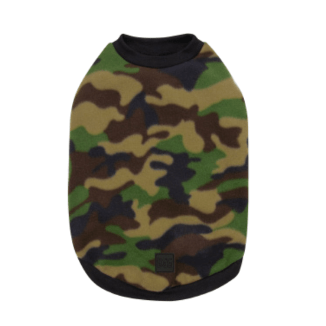 DGG Camouflage Polar Fleece Dog Warmie - My Pooch and Me
