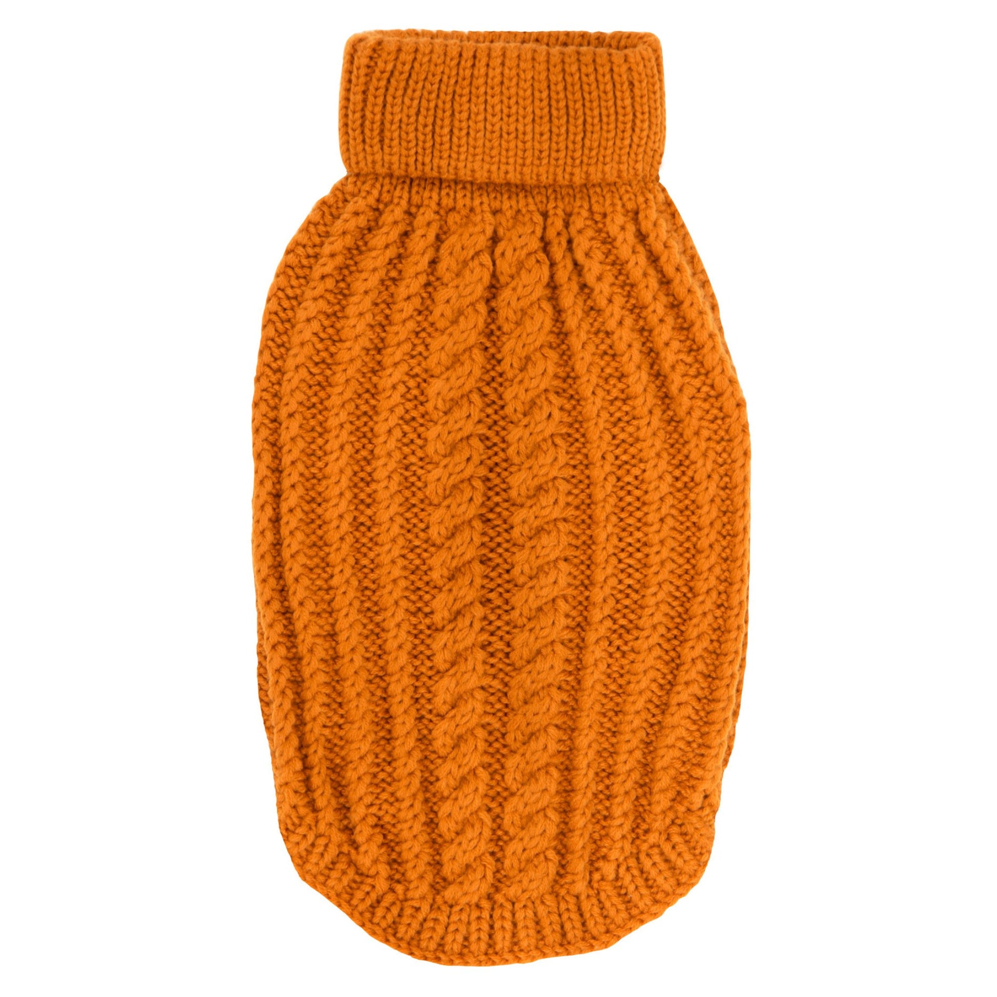 DGG Caramel Chunky Cable Knitted Dog Jumper - My Pooch and Me