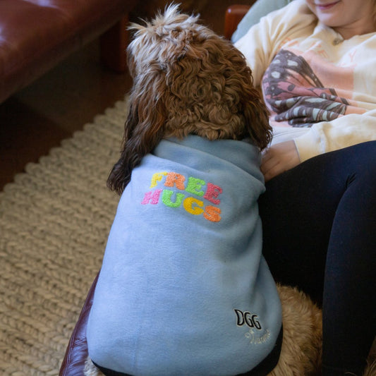 DGG Free Hugs Polar Fleece Dog Warmie - My Pooch and Me