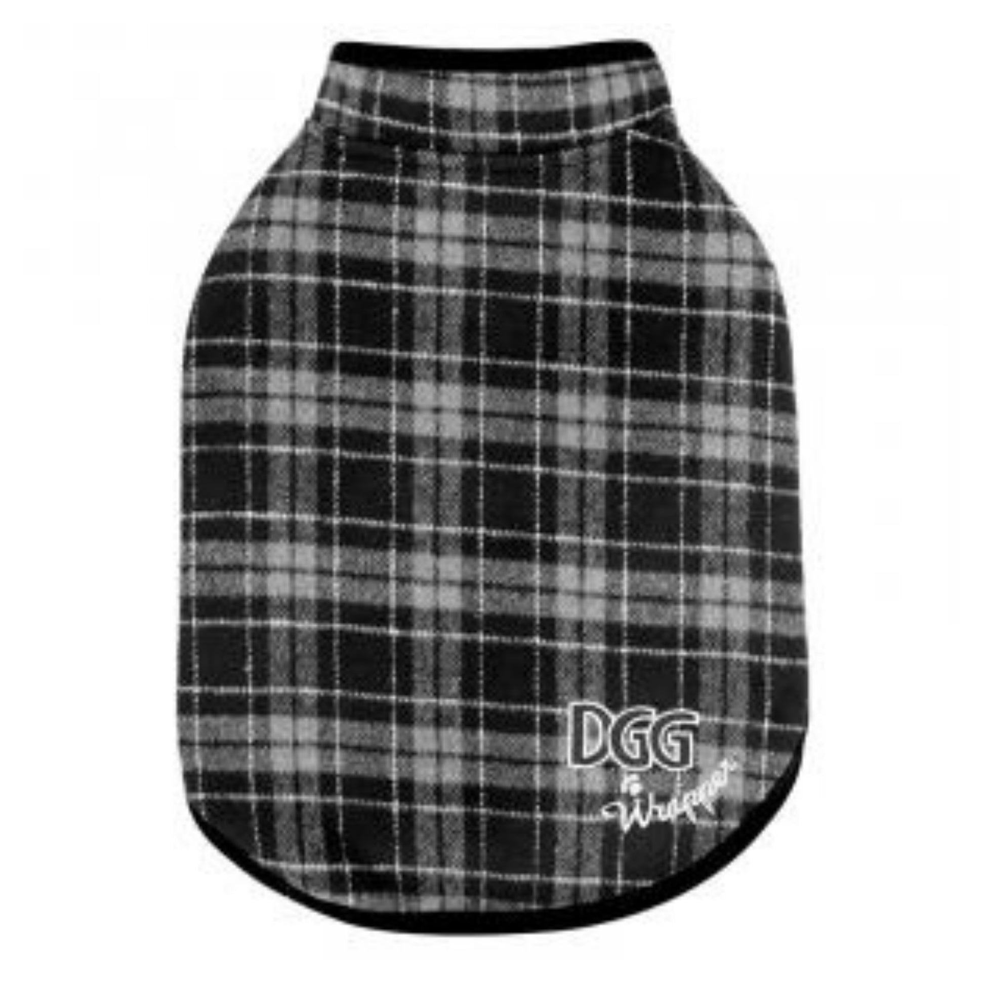 DGG Grey Tartan Dog Coat - My Pooch and Me