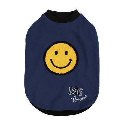 DGG Happy Navy Polar Fleece Dog Warmie - My Pooch and Me