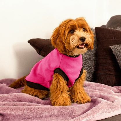 DGG Hot Pink Polar Fleece Dog Warmie - My Pooch and Me