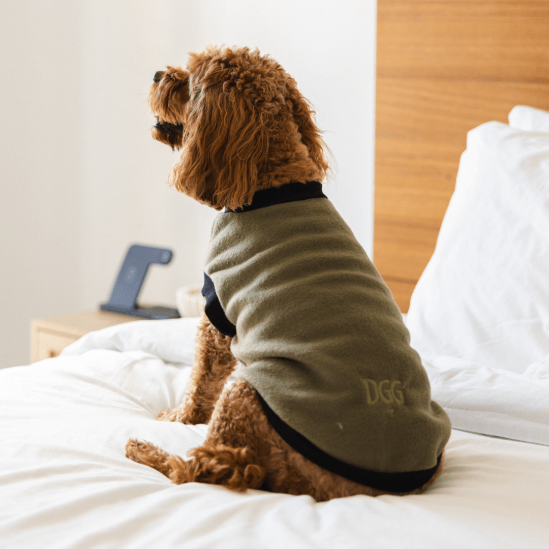 DGG Khaki Polar Fleece Dog Warmie - My Pooch and Me