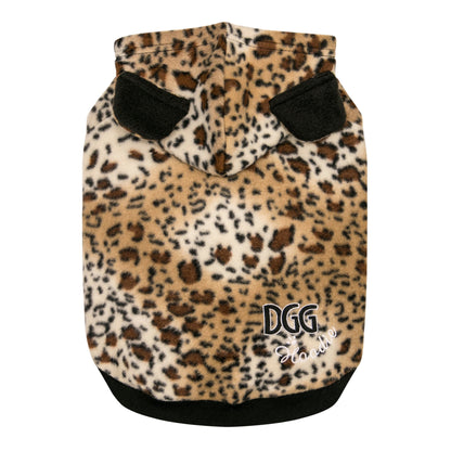 DGG Leopard Print Dog Hoodie - My Pooch and Me