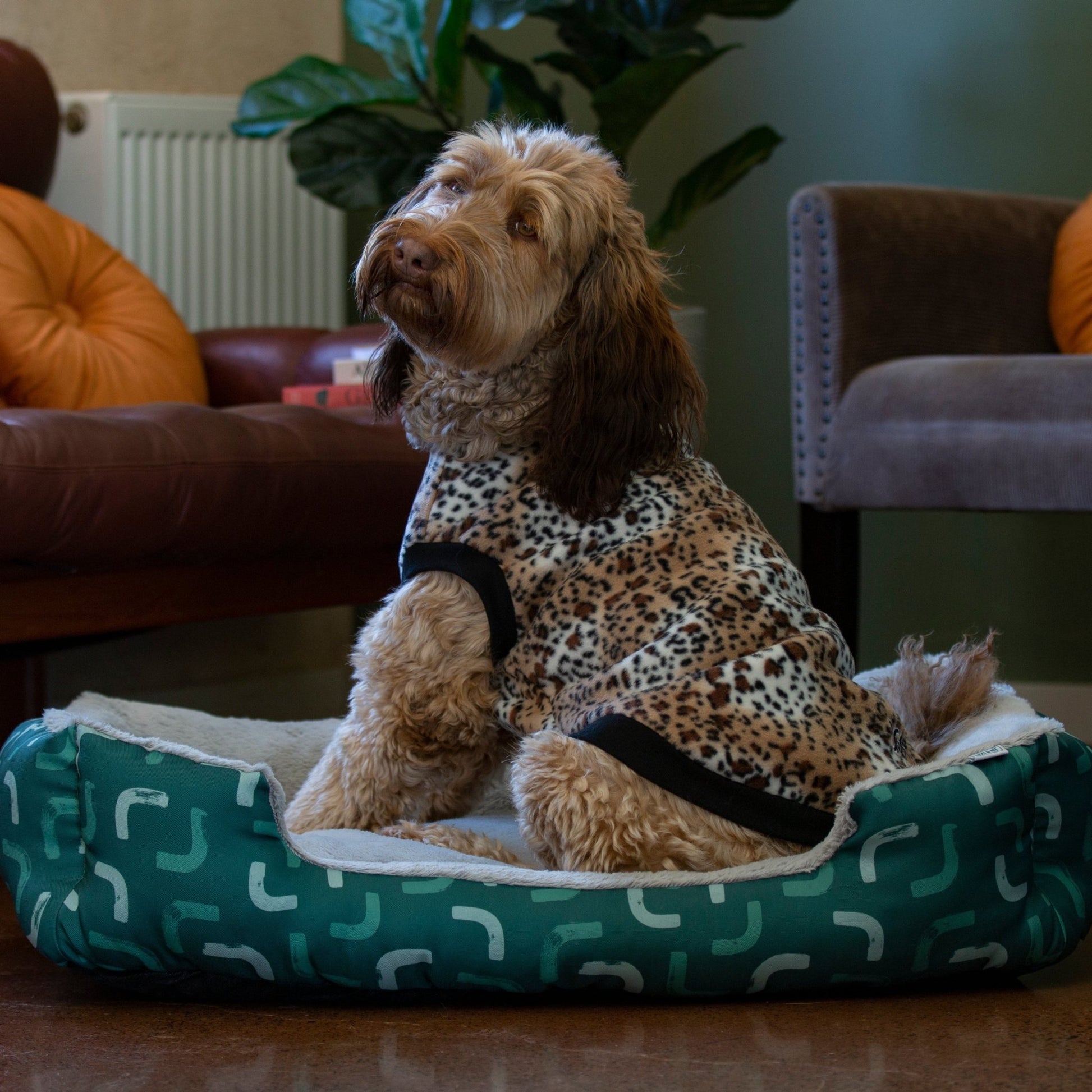 DGG Leopard Print Polar Fleece Dog Warmie - My Pooch and Me