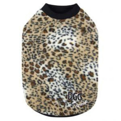 DGG Leopard Print Polar Fleece Dog Warmie - My Pooch and Me