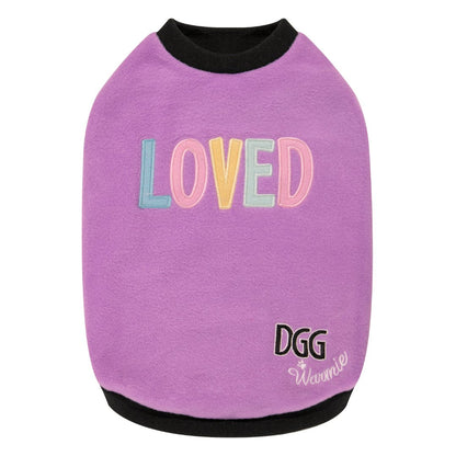 DGG Lilac Loved Polar Fleece Dog Warmie - My Pooch and Me