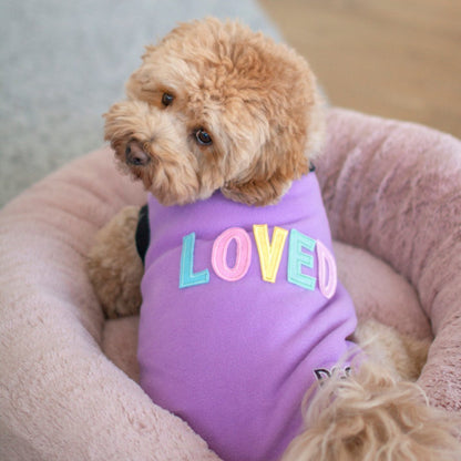 DGG Lilac Loved Polar Fleece Dog Warmie - My Pooch and Me