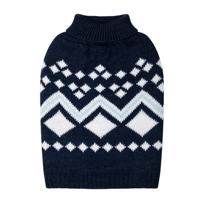 DGG Navy Alpine Knitted Dog Jumper - My Pooch and Me