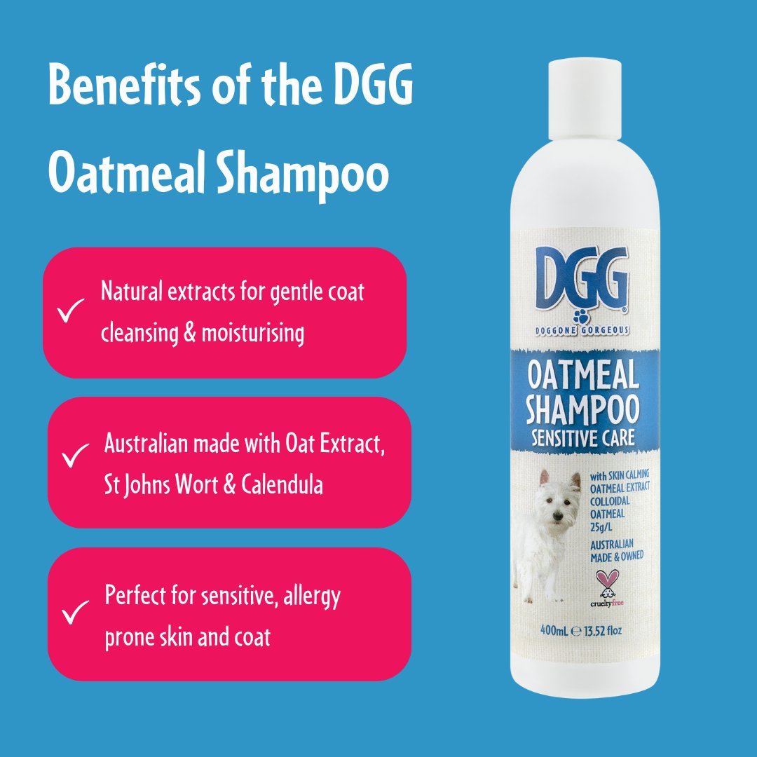 DGG Oatmeal Shampoo 400mL - My Pooch and Me