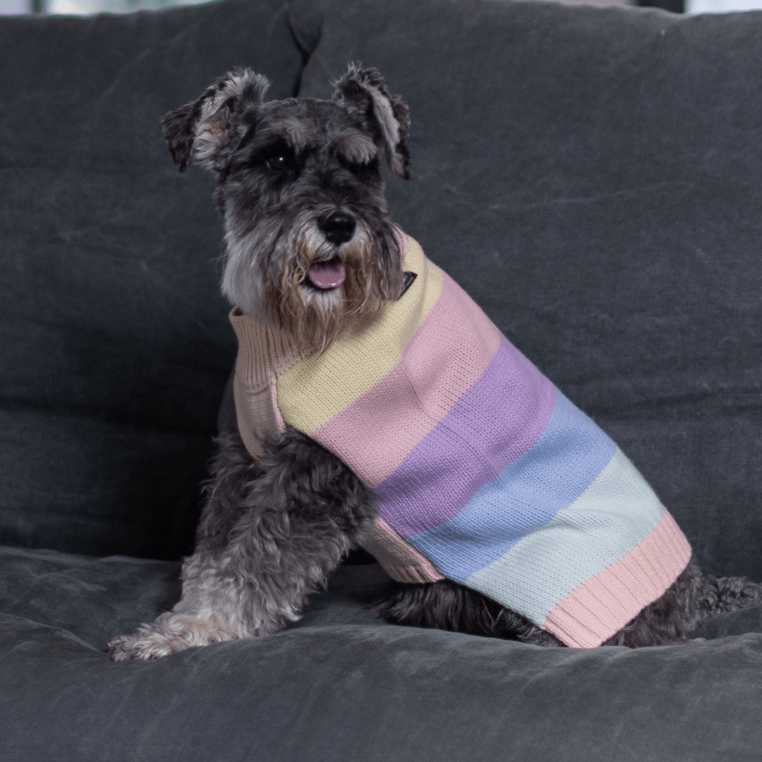 DGG Pastel Pink Knitted Dog Jumper - My Pooch and Me