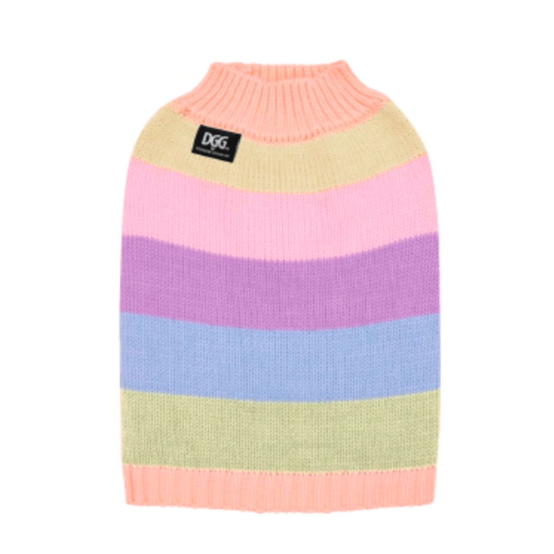 DGG Pastel Pink Knitted Dog Jumper - My Pooch and Me