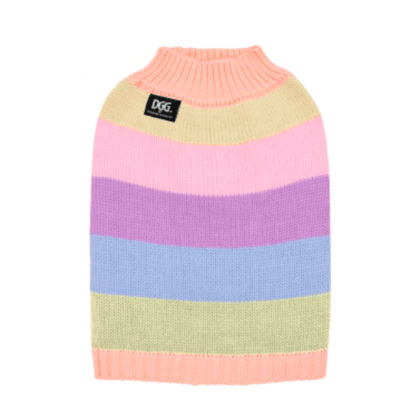 DGG Pastel Pink Knitted Dog Jumper - My Pooch and Me