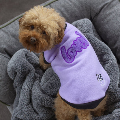 DGG Purple Loved Polar Fleece Dog Warmie - My Pooch and Me