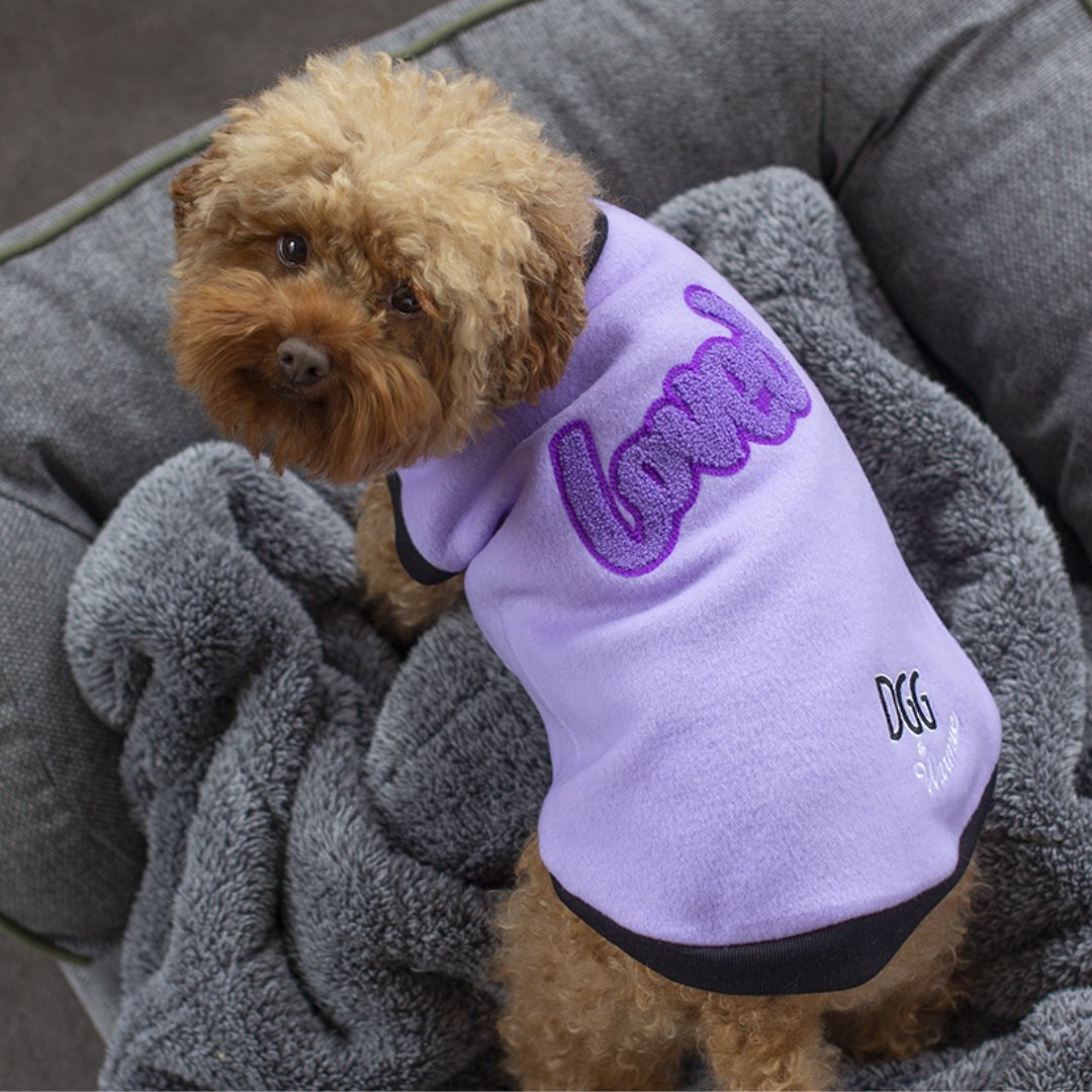 DGG Purple Loved Warmie Dog Jumper - My Pooch and Me