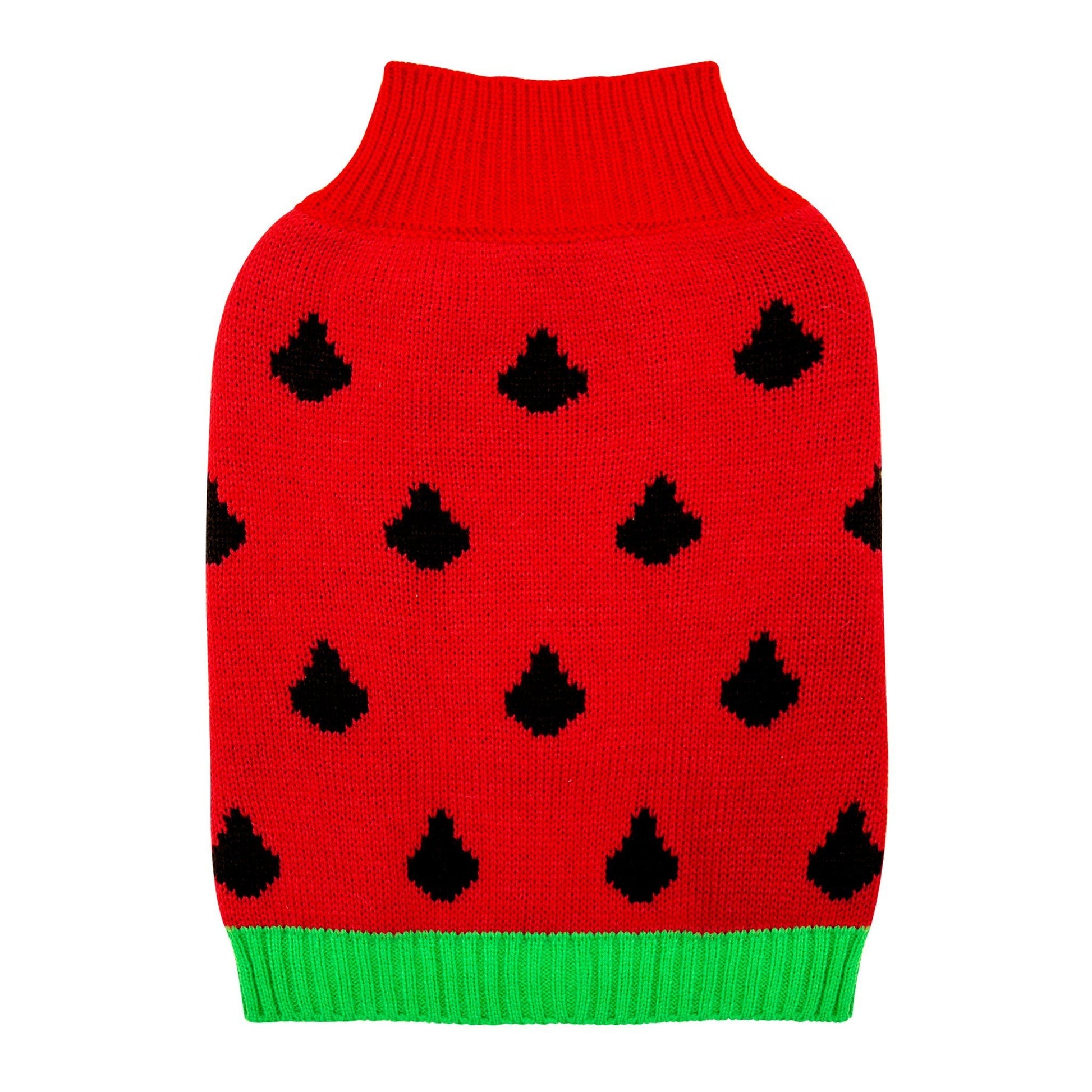 DGG Watermelon Print Knitted Dog Jumper - My Pooch and Me