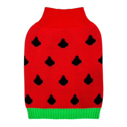 DGG Watermelon Print Knitted Dog Jumper - My Pooch and Me