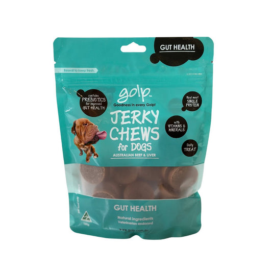 Golp Jerky Chews Beef & Liver Dog Treats 150g - My Pooch and Me