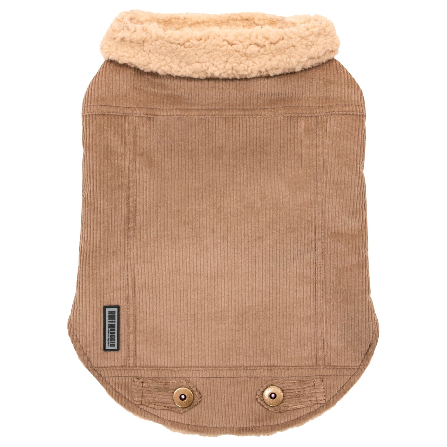 Ruff N Rugged Camel Corduroy Dog Coat - My Pooch and Me