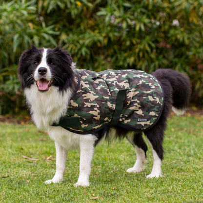 Ruff N Rugged Camouflage Oilskin Dog Coat - My Pooch and Me