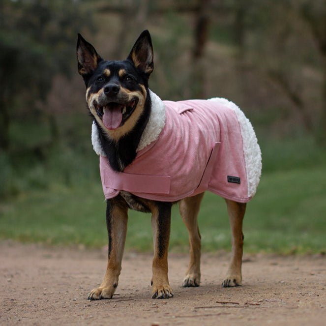 Ruff N Rugged Pink Sherpa Dog Coat - My Pooch and Me