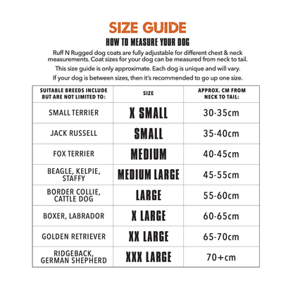 Ruff N Rugged Size Guide1