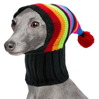 Wriggley Diggley Pom Pom Dog Snood Hood - My Pooch and Me