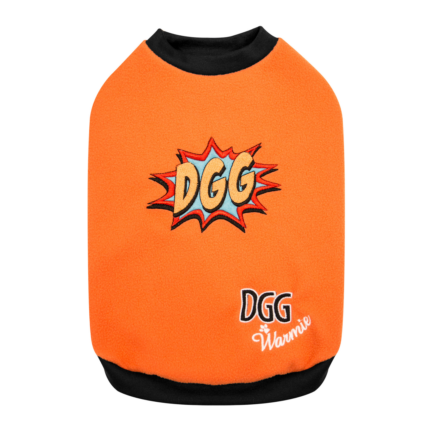 DGG Orange KAPOW Warmie Dog Jumper