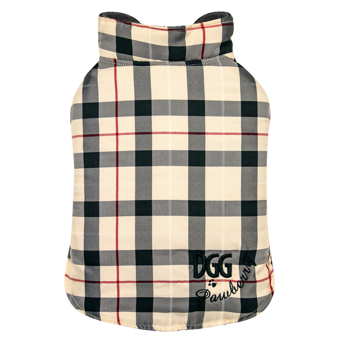 DGG Fashionista Pawberry Quilted Dog Coat