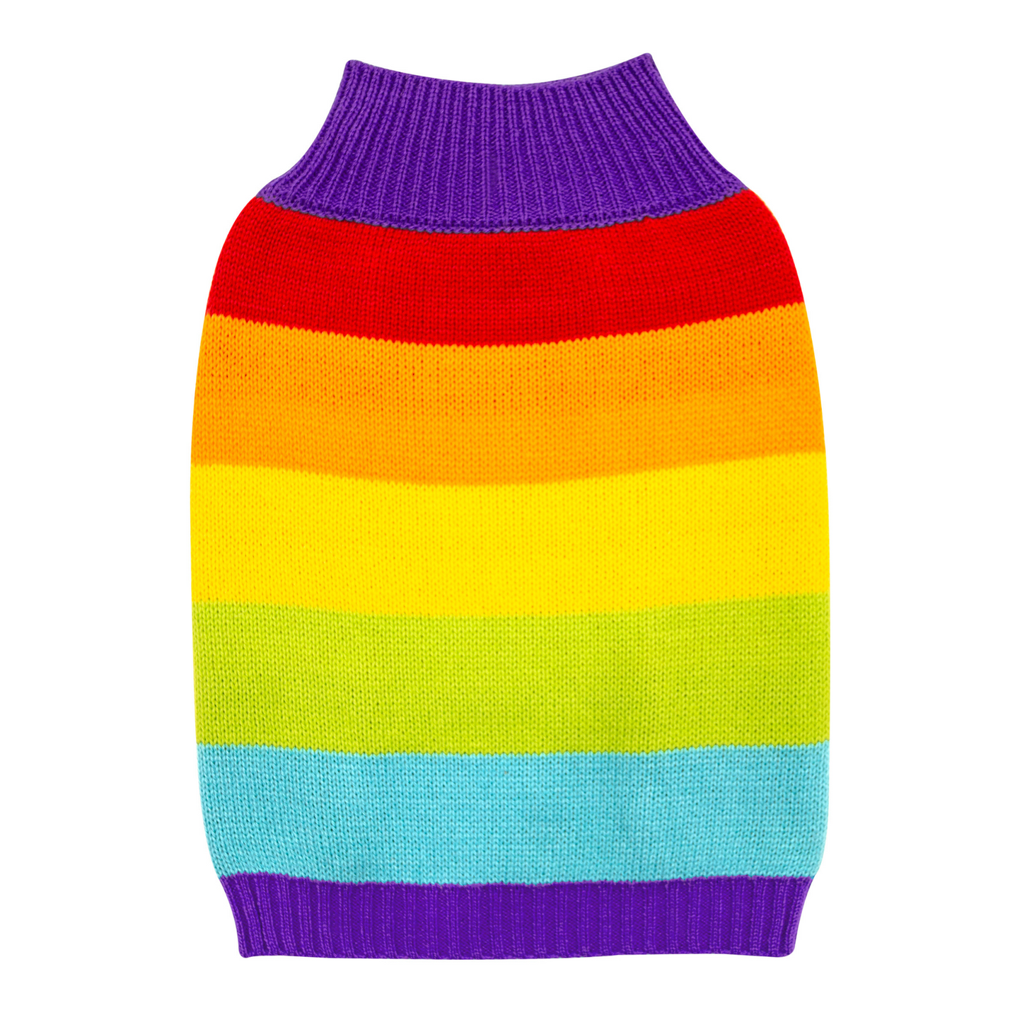DGG Rainbow Knitted Dog Jumper